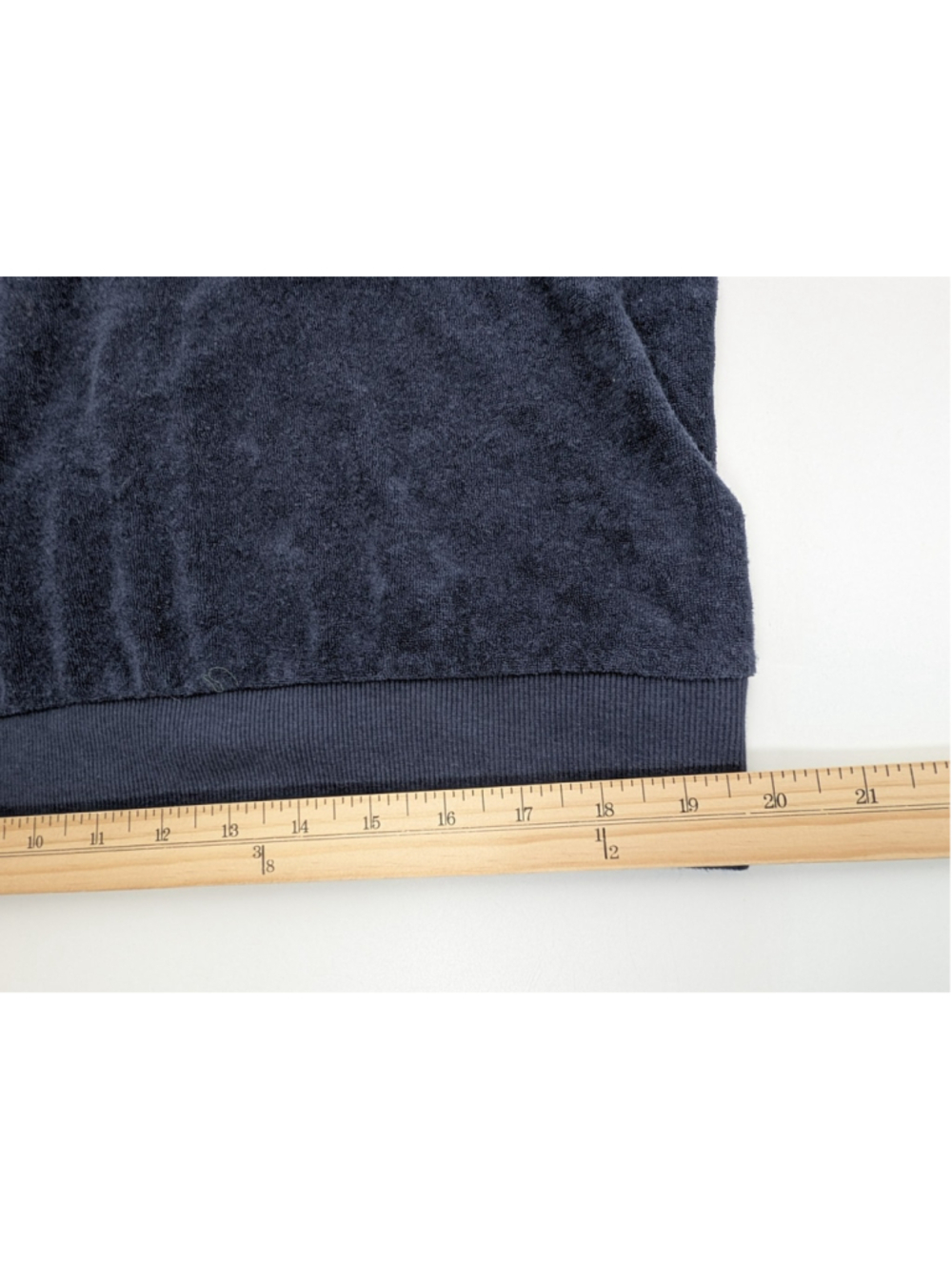 Free People FP Movement Sz L 2 Piece Polo Short Set Navy Terry Lounge Athleisure - Picture 8 of 11